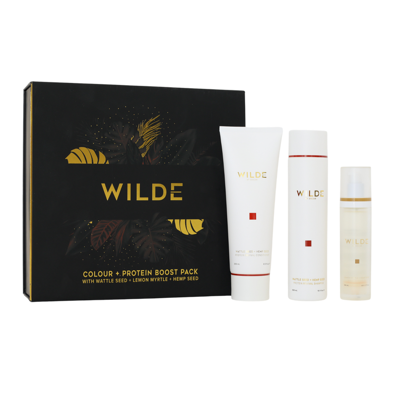 WILDE Colour & Protein Boost Pack - WILDE Salon professional haircare australia natural ingredients hair tools styling products 