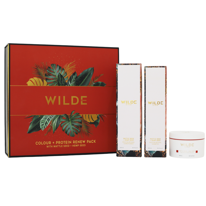 WILDE Colour + Protein Renew Pack - WILDE Salon professional haircare australia natural ingredients hair tools styling products 