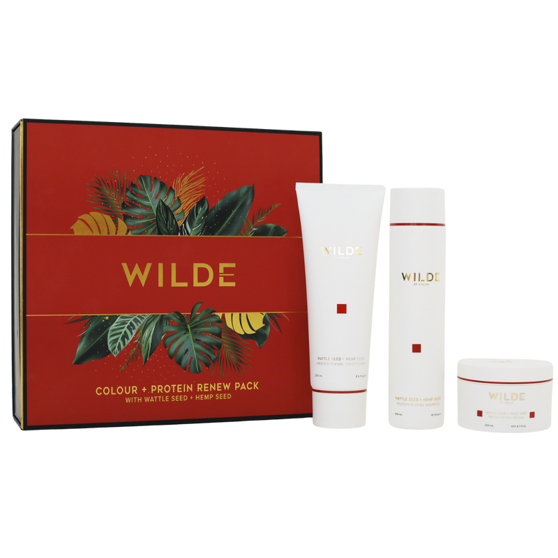 WILDE Colour + Protein Renew Pack - WILDE Salon professional haircare australia natural ingredients hair tools styling products 